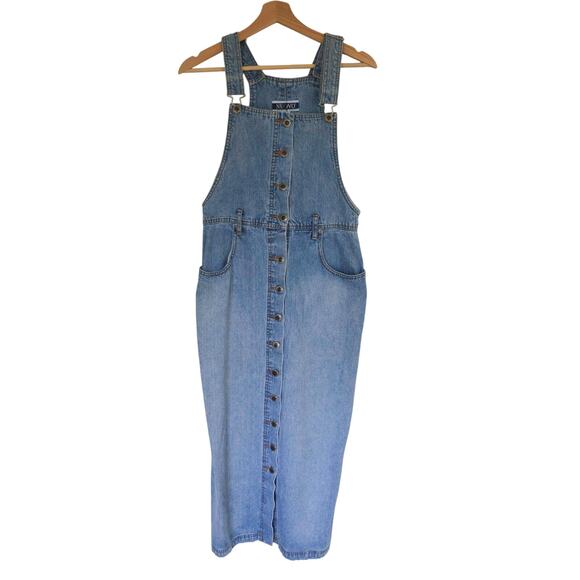 Vintage Denim Maxi Length Jumper Size Medium - Picture 2 of 5